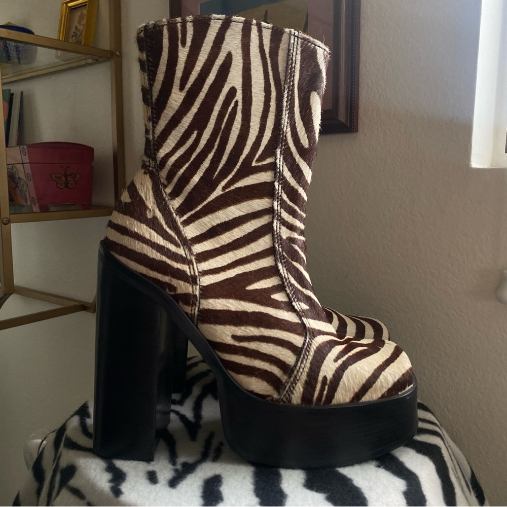 y2k vintage platform gogo boots